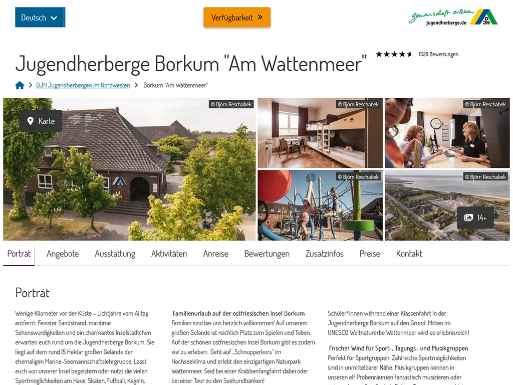 Jugendherberge Borkum